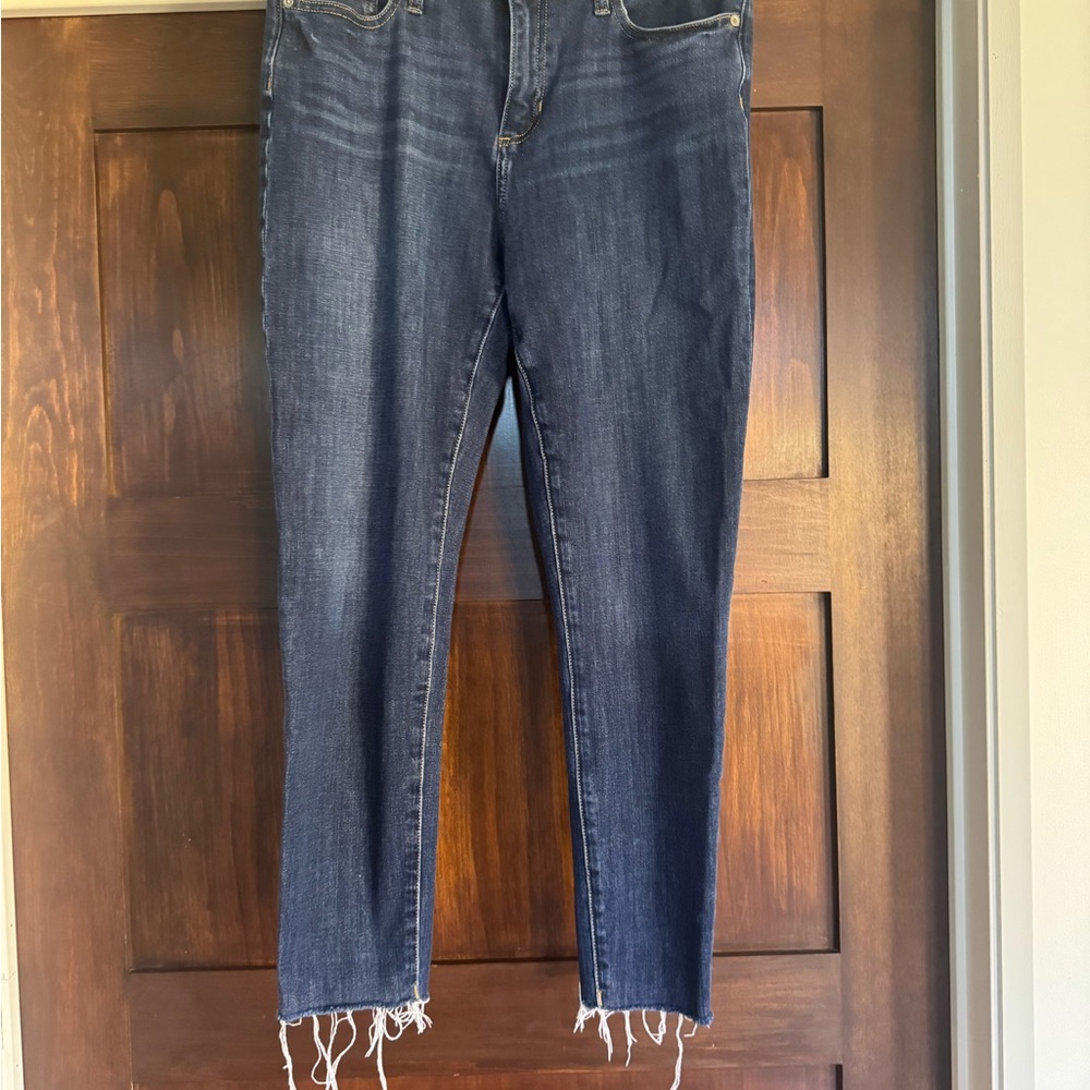 Banana Republic Dark Blue Ankle Jeans